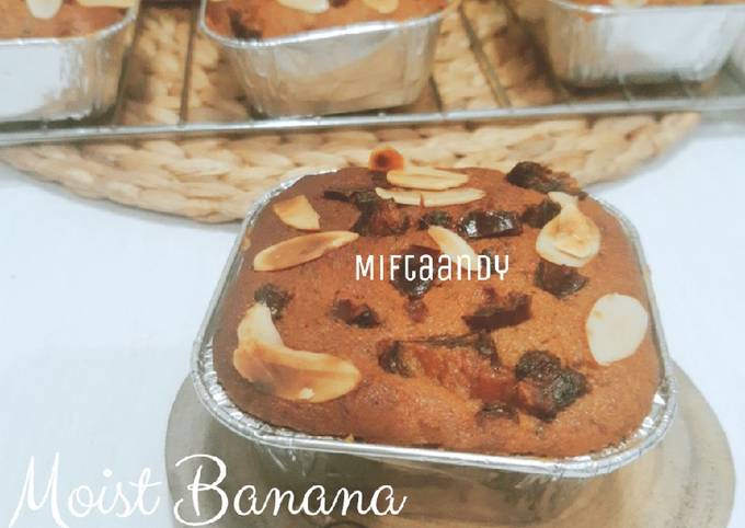 Resep Moist Banana Dates Cake yang Enak