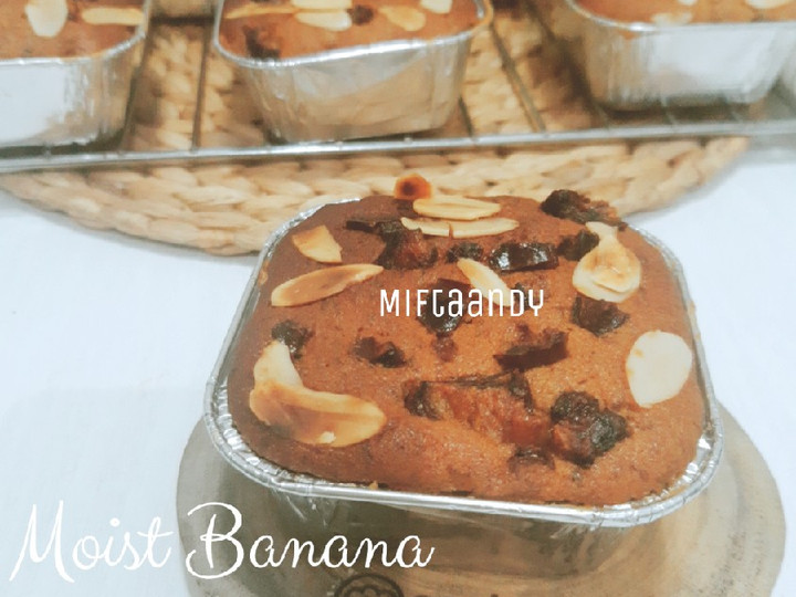 Resep Moist Banana Dates Cake yang Enak