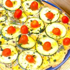 Foto di Frittata di zucchine in padella