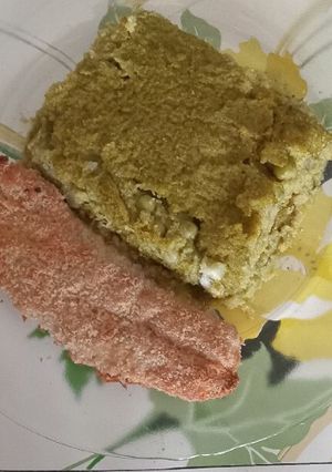 Una foto de Polenta verde rellena
