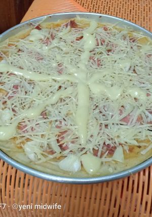 Foto resep Pizza rumahan anti gagal
