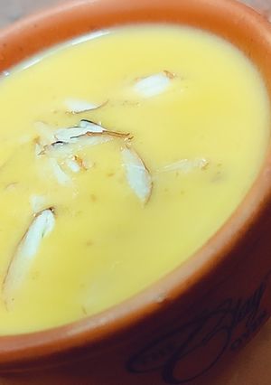 A picture of Moongdal payasam.