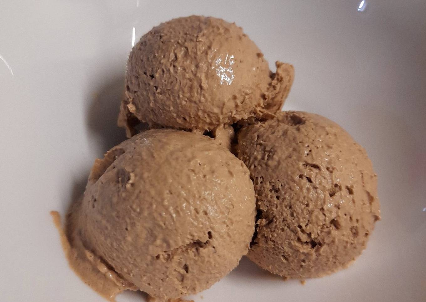 Helado saludable de banana y cacao sin azúcar