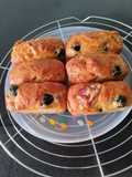Cakes au jambon, fromage et olives noires 🧀