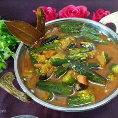 A picture of Dahi wali bhindi.