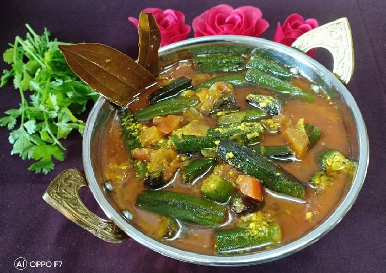 Recipe of Super Quick Homemade Dahi wali bhindi