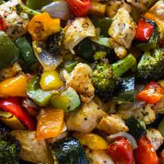 Una foto de Pollo y verduras al horno en 15 min!! #SOSFranco