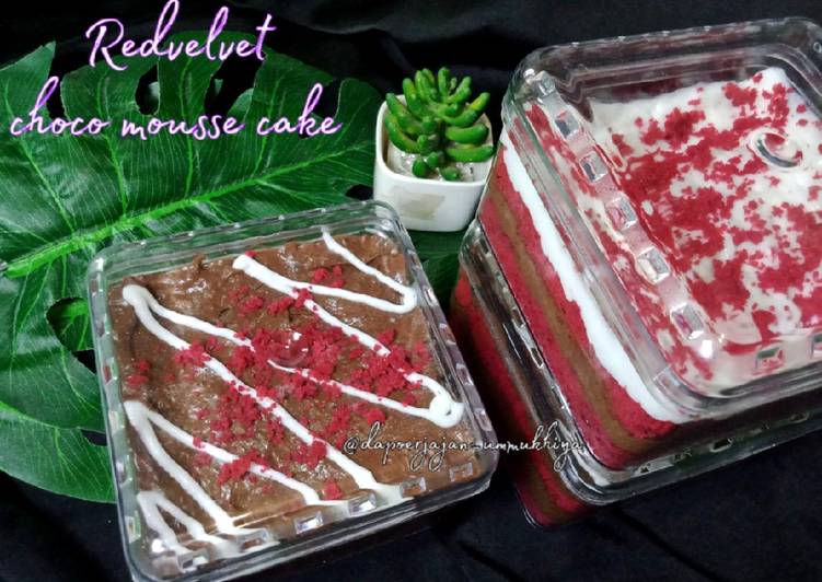 Redvelvet mousse choco cake