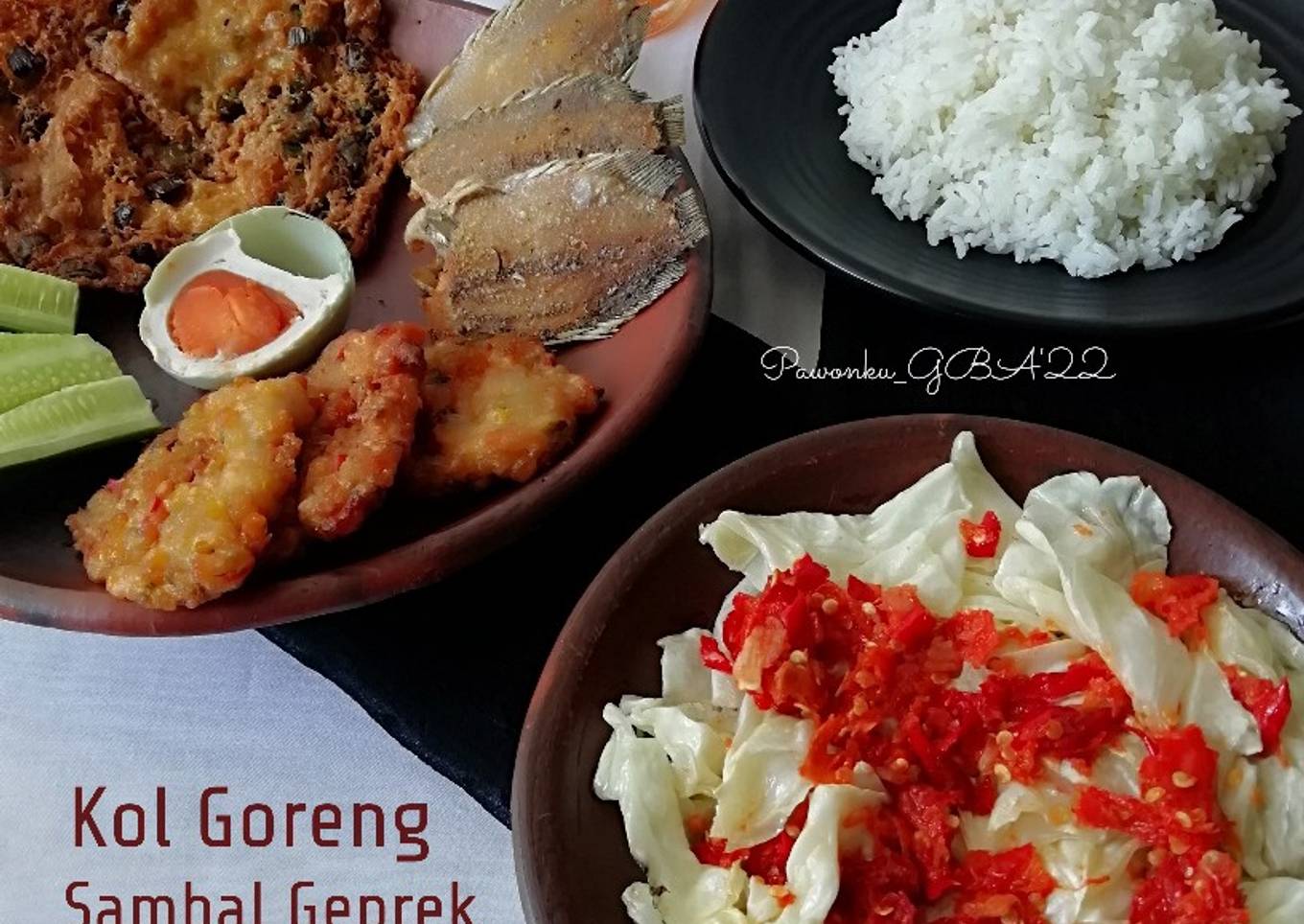 Resep 801.Kol Goreng Sambal Korek /Geprek. (Menu Simple No Diet) Anti
Gagal