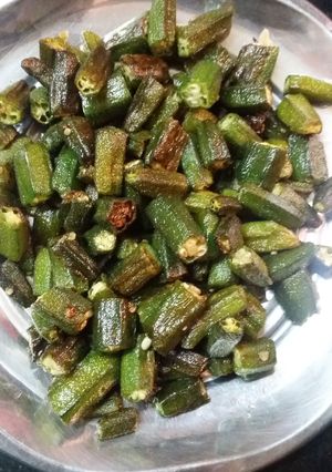 A picture of Kurkuri Bhindi.