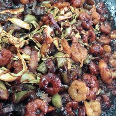 A picture of 15 min soya gumbo recipe.