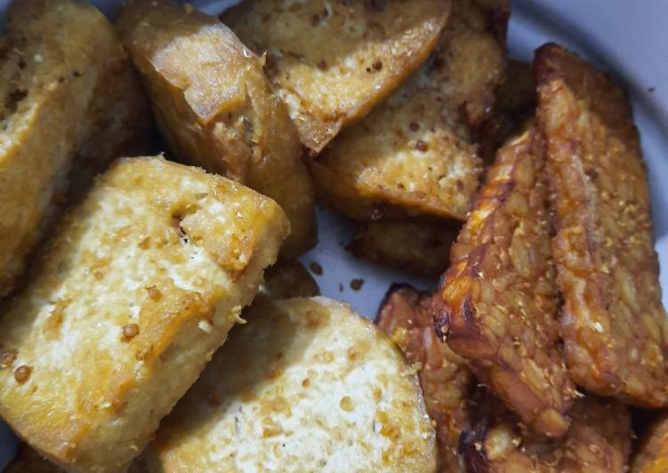 Tahu tempe goreng