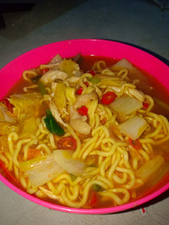 Foto resep Mie kuah pedas