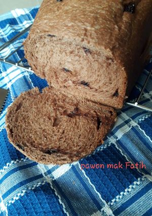 Foto resep Roti tawar cokelat chocochips eggless