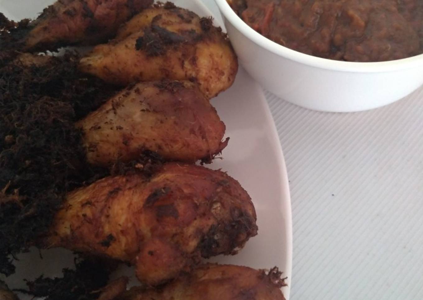 Ayam Goreng Padang Bumbu Instan cocol Sambal Ulek