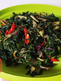 Foto resep Oseng Daun Pepaya Teri Jengki