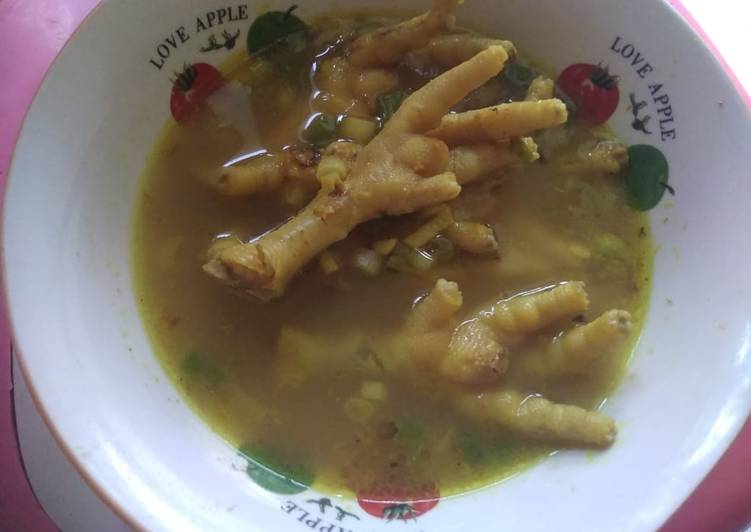 Resep 161) Soto Ceker Ayam Anti Gagal