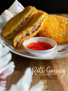 Foto resep Roti Goreng Isi Tuna Mayo
