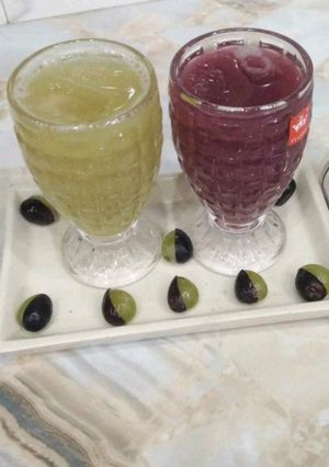A picture of Badam Pisin Grapes Sorbet.