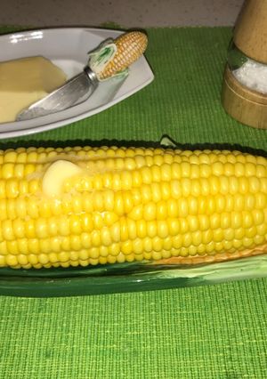 Una foto de Choclo a la mantequilla