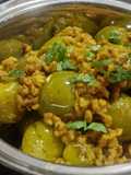 Fenugreek Stuffed Gumberries (Gunda)