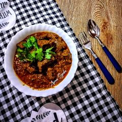 A picture of Kaleji Masala.