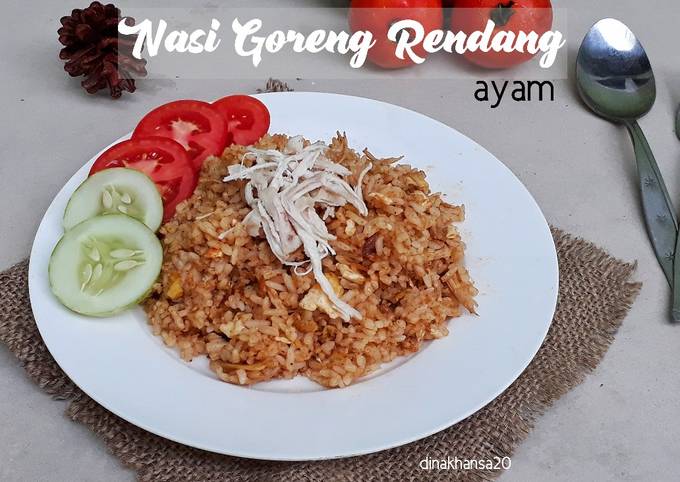 Nasi Goreng Rendang Ayam