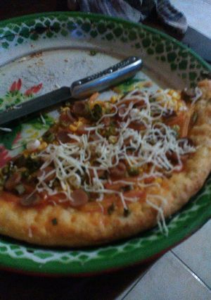 Foto resep simple pizza dough