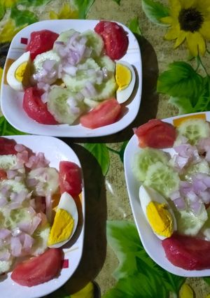 Une photo de Salade concombre