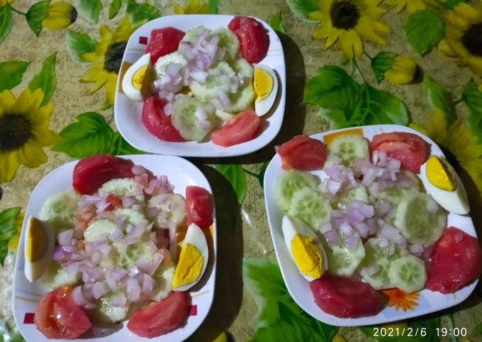 Recette Savoureux Salade concombre