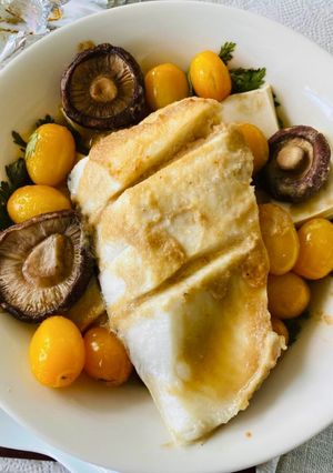 A picture of Ginger miso Steamed Fish.