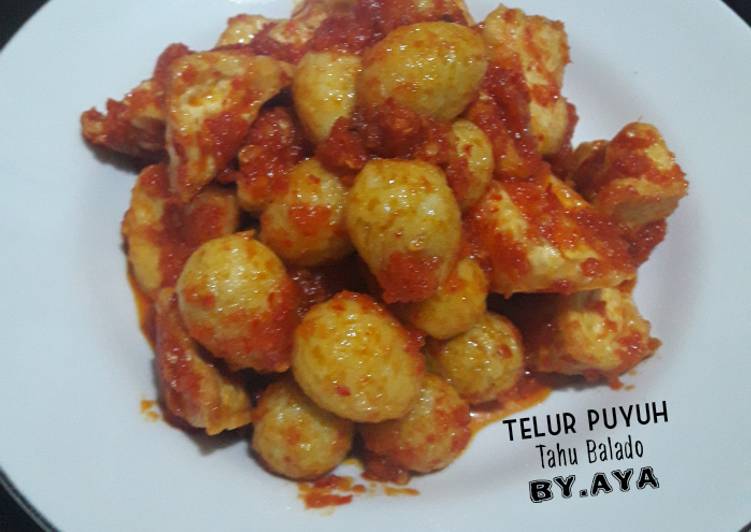 Resep Telur Puyuh Tahu Balado #BikinRamadanBerkesan Anti Gagal