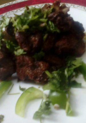 A picture of Pan-fried pork.