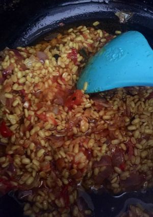 A picture of Fry mash dal.