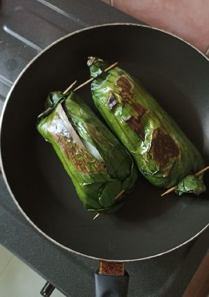 Foto resep Nasi bakar ayam suwir kemanggi