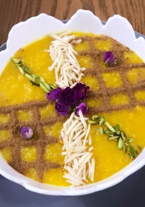 عکسی از دستور شله زرد جا افتاده🤤
