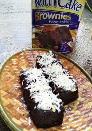 Foto resep Nutricake Brownis rasa Coklat