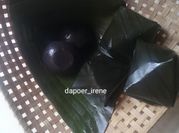 Gambar haluskan beras ketan hitam