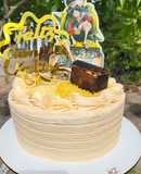 Torta de cumpleaños sin gluten (temática Luffy)