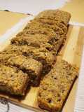 Budín integral de naranja, avena y semillas