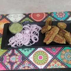 A picture of Kala Chana High Protein Packed Kebab Breakfast.