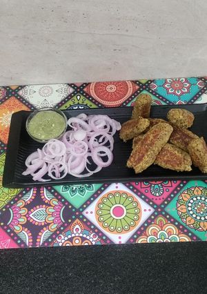 A picture of Kala Chana High Protein Packed Kebab Breakfast.