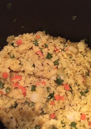 A picture of Anjali's Poha.