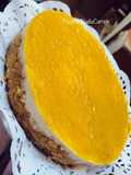 Cheesecake de moka y mango