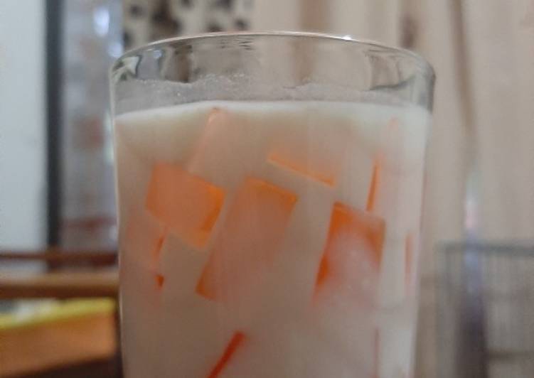 {Resep Mango jelly milk cheese yang Renyah