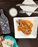 Huauzontle en salsa de jitomate