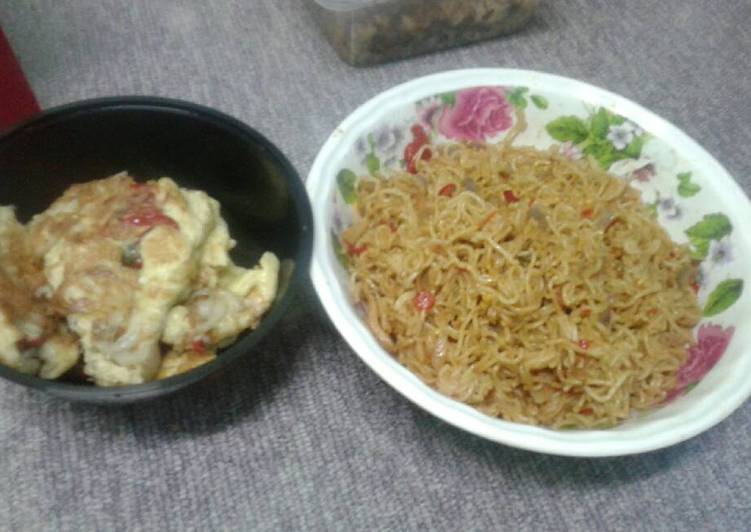 Resep Bakmi goreng dan telur dadar, Lezat Sekali