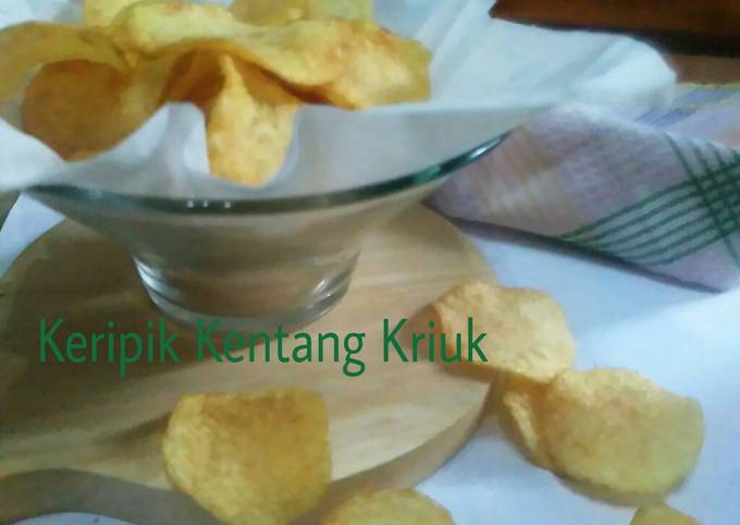 Resep Keripik Kentang Kriuk Oleh Eka Dhamayanti Cookpad