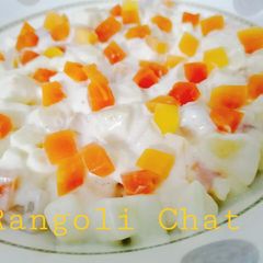 A picture of Rangoli chat.