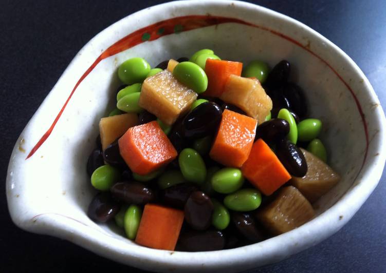 Steps to Make Award-winning Ponzu Pickled Soy Beans